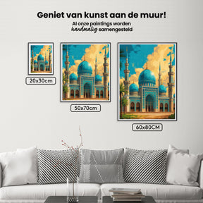 Diamond Painting - Azuur Moskee Elegantie