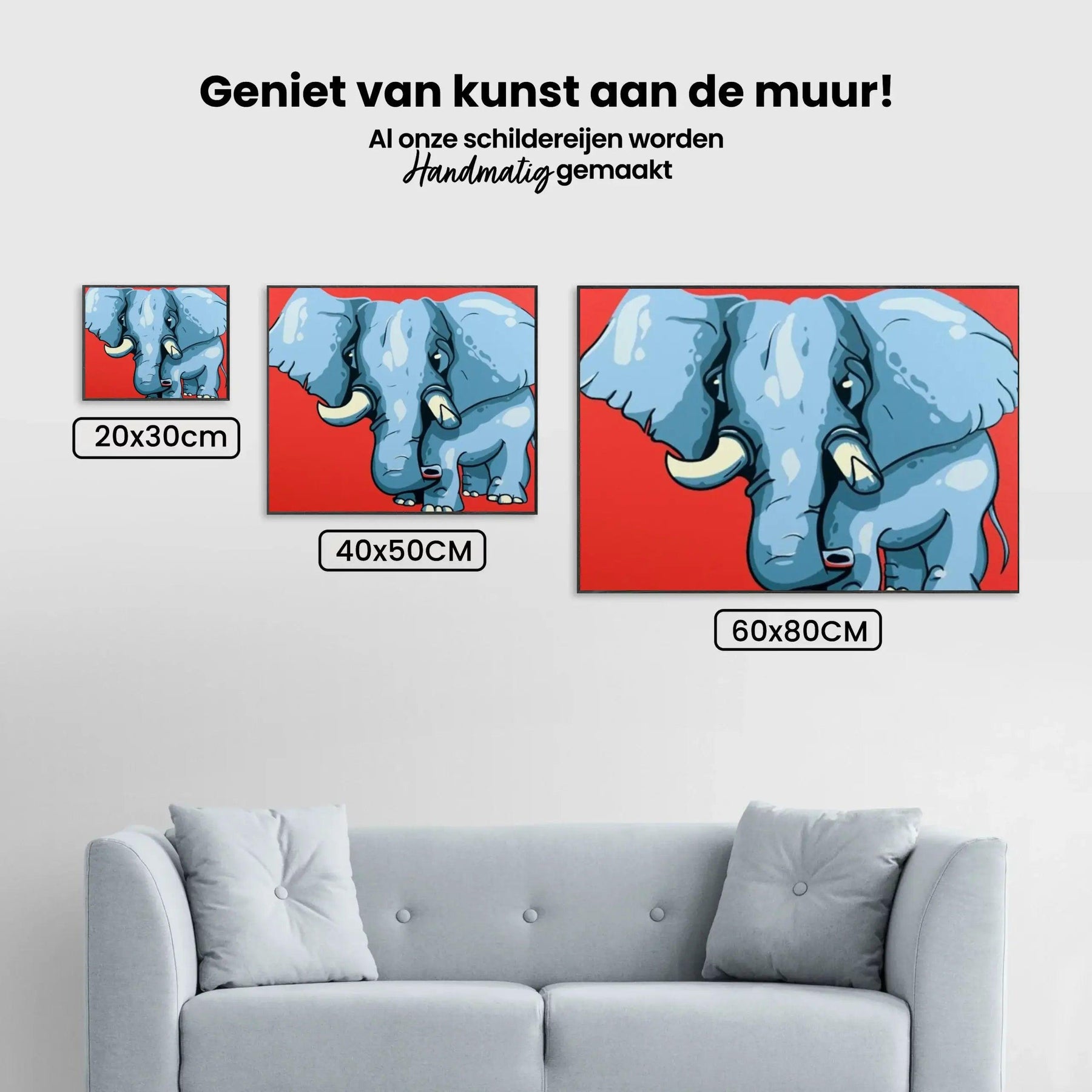 Diamond Painting Olifantenkalf