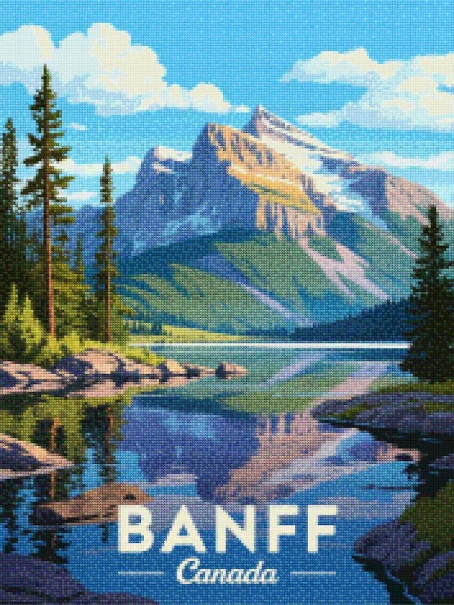 Diamond Painting - Banff, Canada