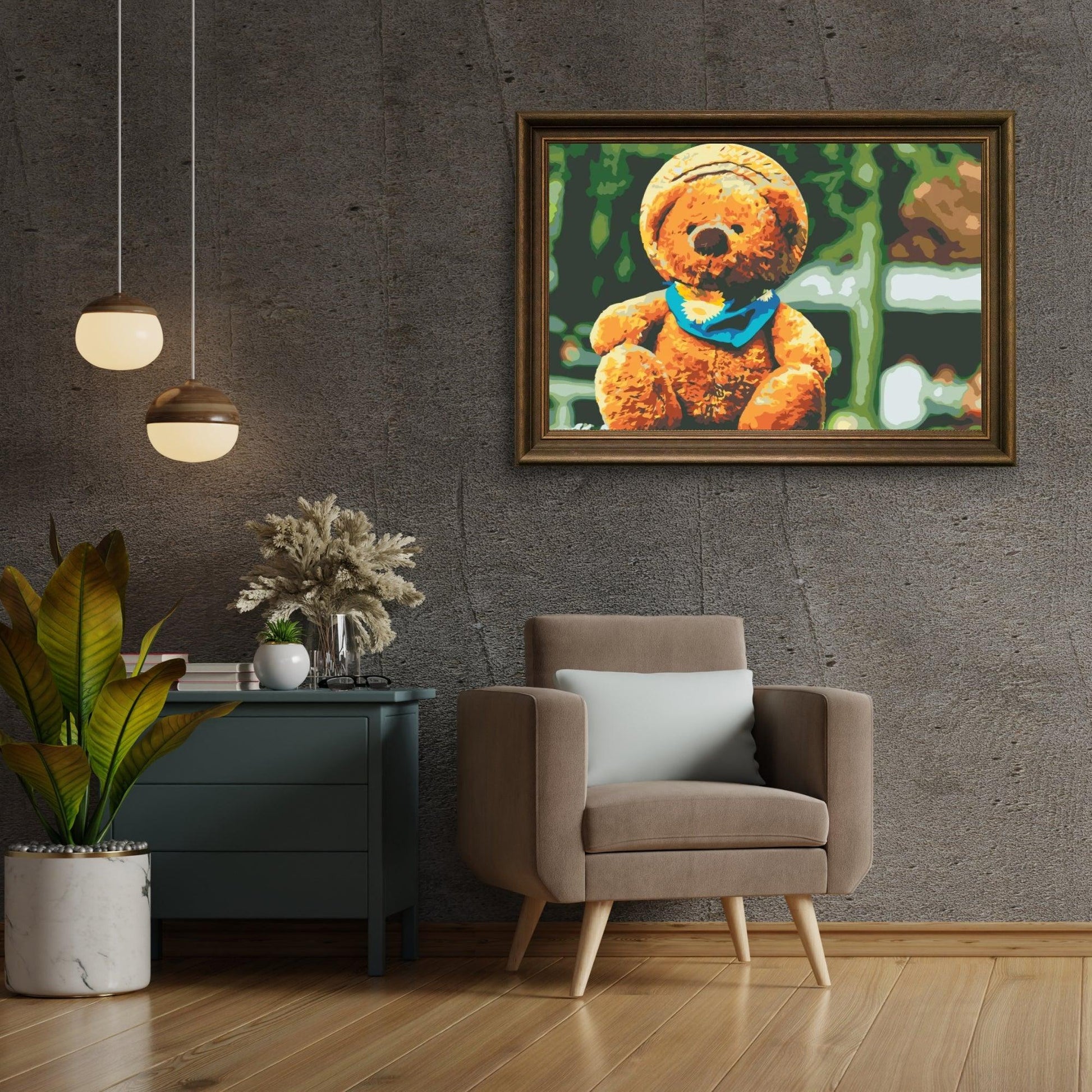 Diamond Painting - Beer in een hoed - SEOS®