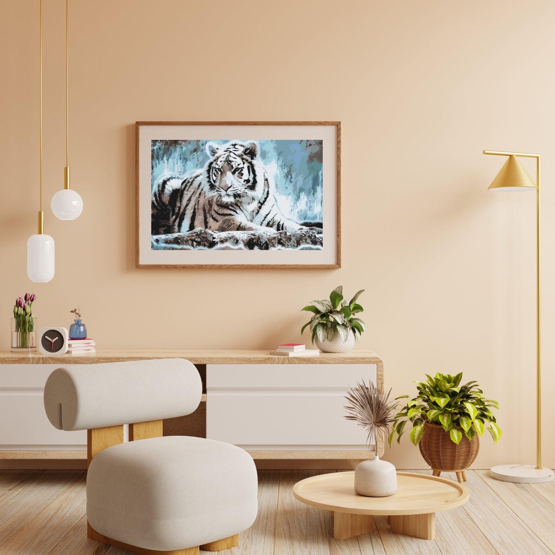 Diamond Painting - Bengaalse tijger - SEOS®