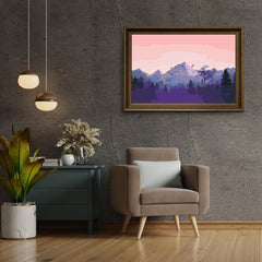 Diamond Painting - Bergen bij zonsondergang - SEOS Shop ®