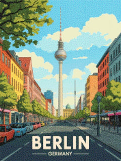 Diamond Painting - Berlijn, Duitsland