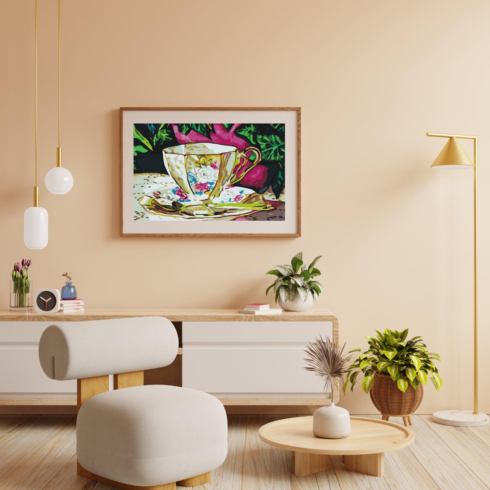 Diamond Painting - Beschilderde keramische beker - SEOS Shop ®