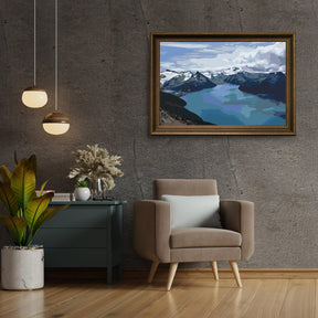 Diamond Painting - Besneeuwde bergen bij het meer - SEOS Shop ®