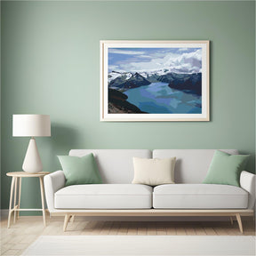 Diamond Painting - Besneeuwde bergen bij het meer - SEOS Shop ®
