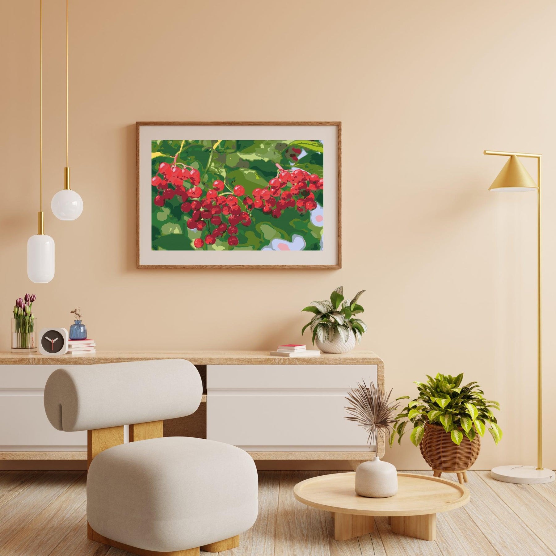 Diamond Painting - Bessen aan de boom - SEOS Shop ®