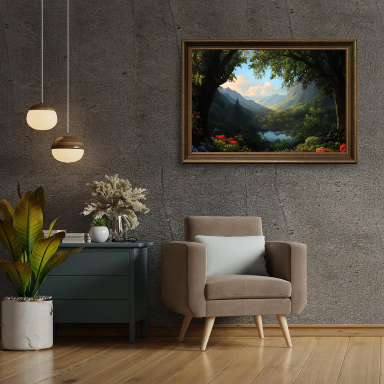 Diamond Painting -  Betoverd bloemenbos