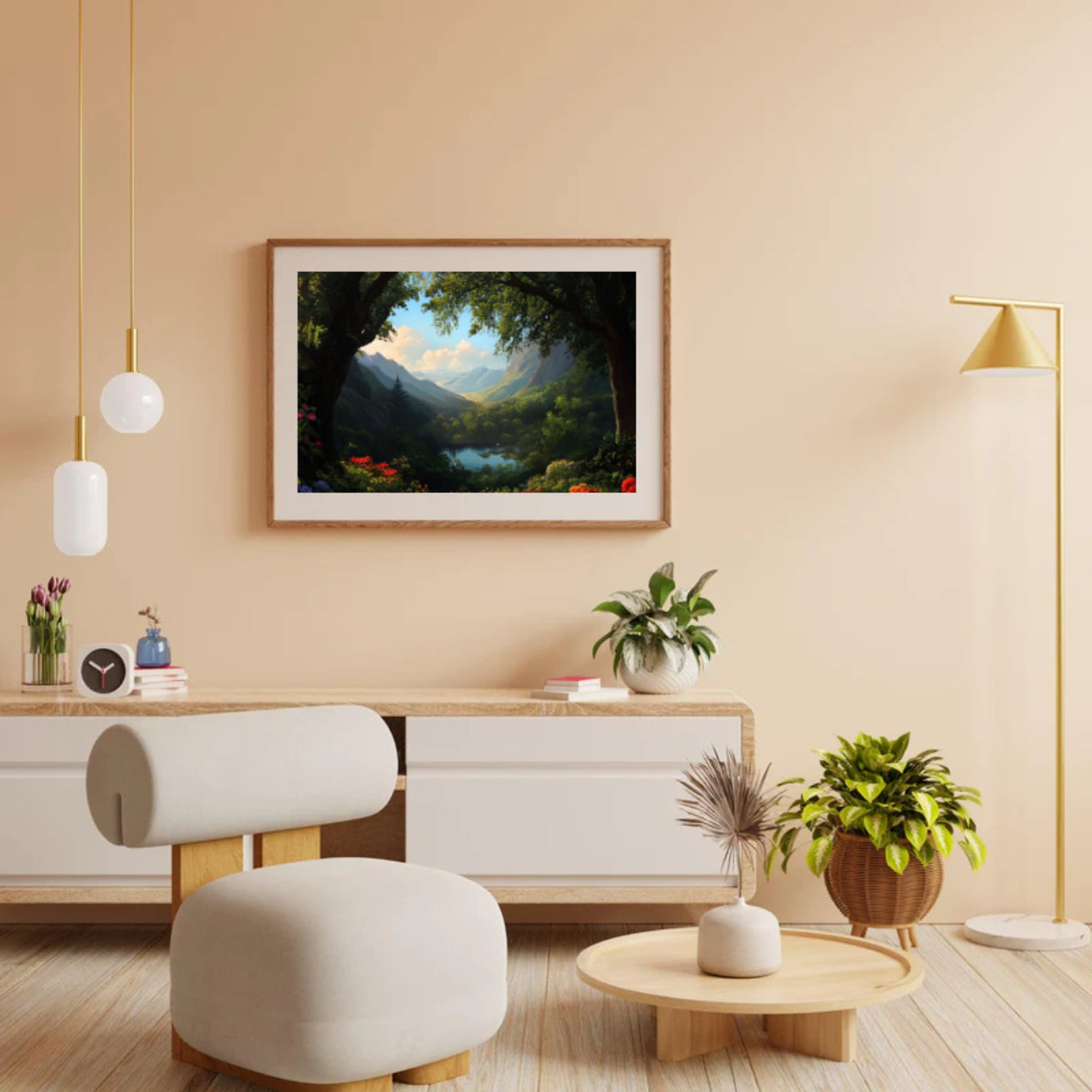 Diamond Painting -  Betoverd bloemenbos