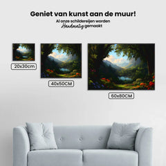 Diamond Painting -  Betoverd bloemenbos