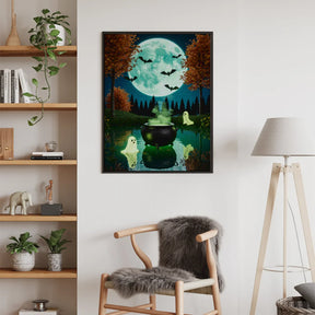 Diamond Painting - Betoverd bosketel