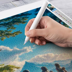 Diamond Painting - Bewakers van het oude heiligdom