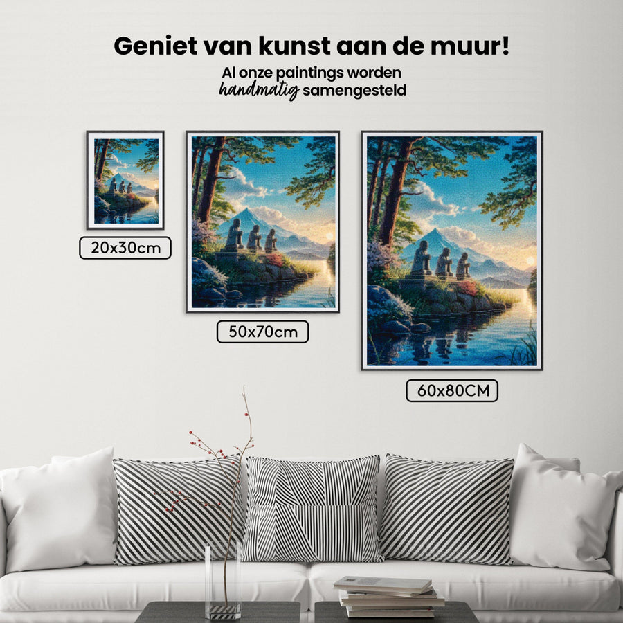 Diamond Painting - Bewakers van het oude heiligdom
