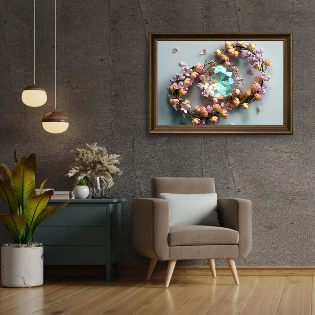 Diamond Painting - Bloemblaadjes in stilte