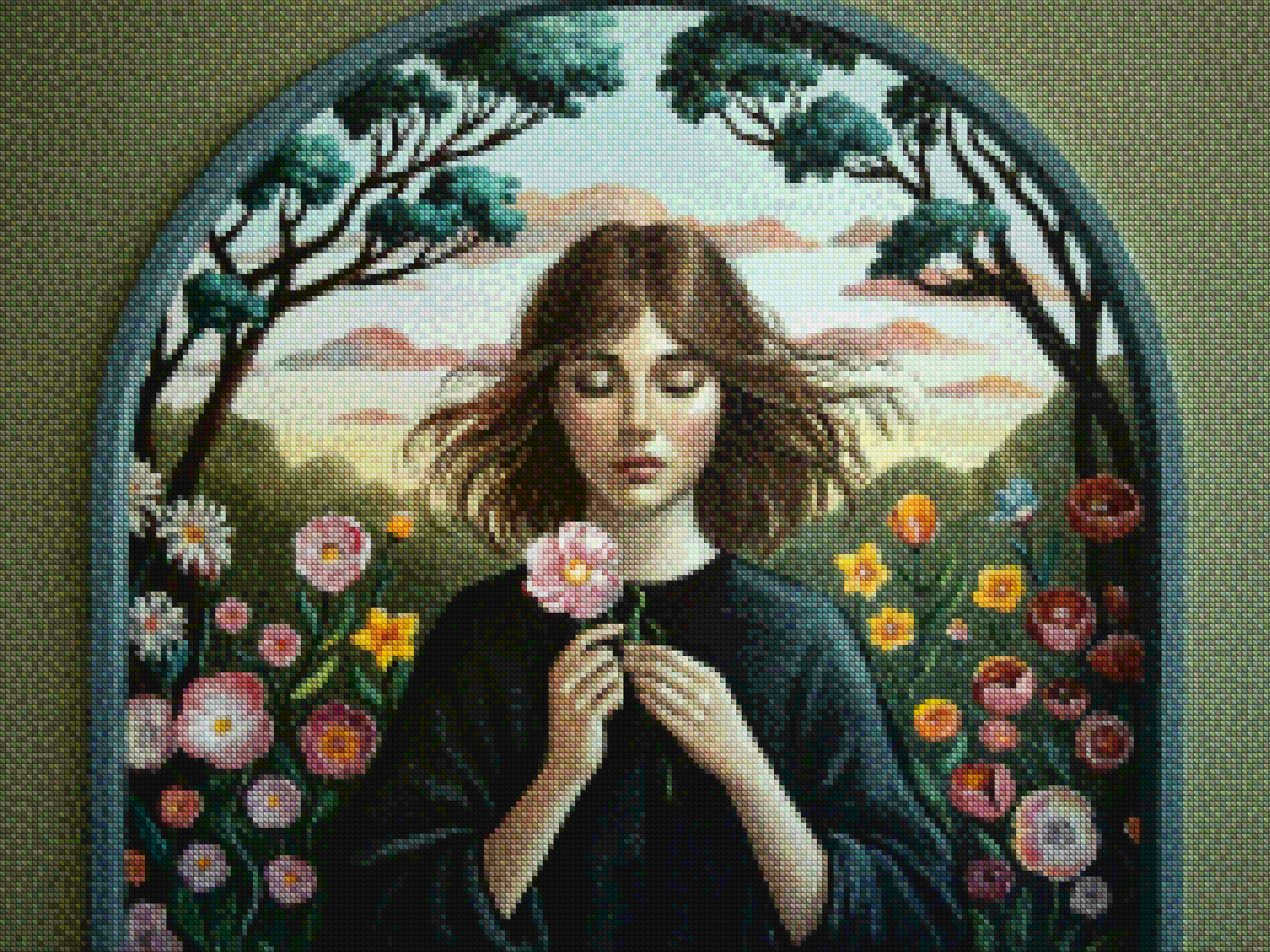 Diamond Painting - Bloemblaadjesdroom