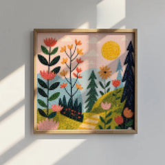 Mini Diamond Painting - Bloemblad Schemering
