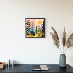 Mini Diamond Painting - Bloemblad Schemering
