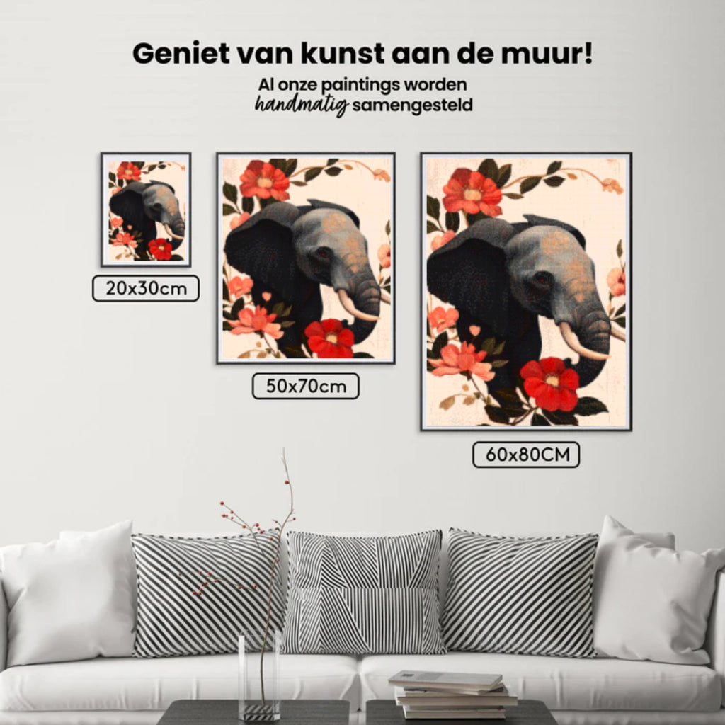 Diamond Painting -  Bloemen Majesteit