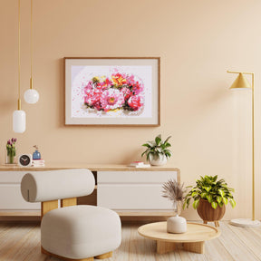 Diamond Painting - Boeket roze bloemen - SEOS Shop ®