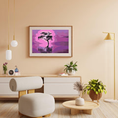 Diamond Painting - Boom in het midden van het meer - SEOS Shop ®