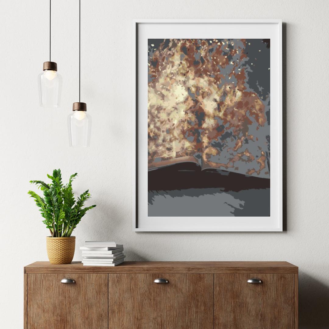 Diamond Painting - Brandend boek - SEOS Shop ®