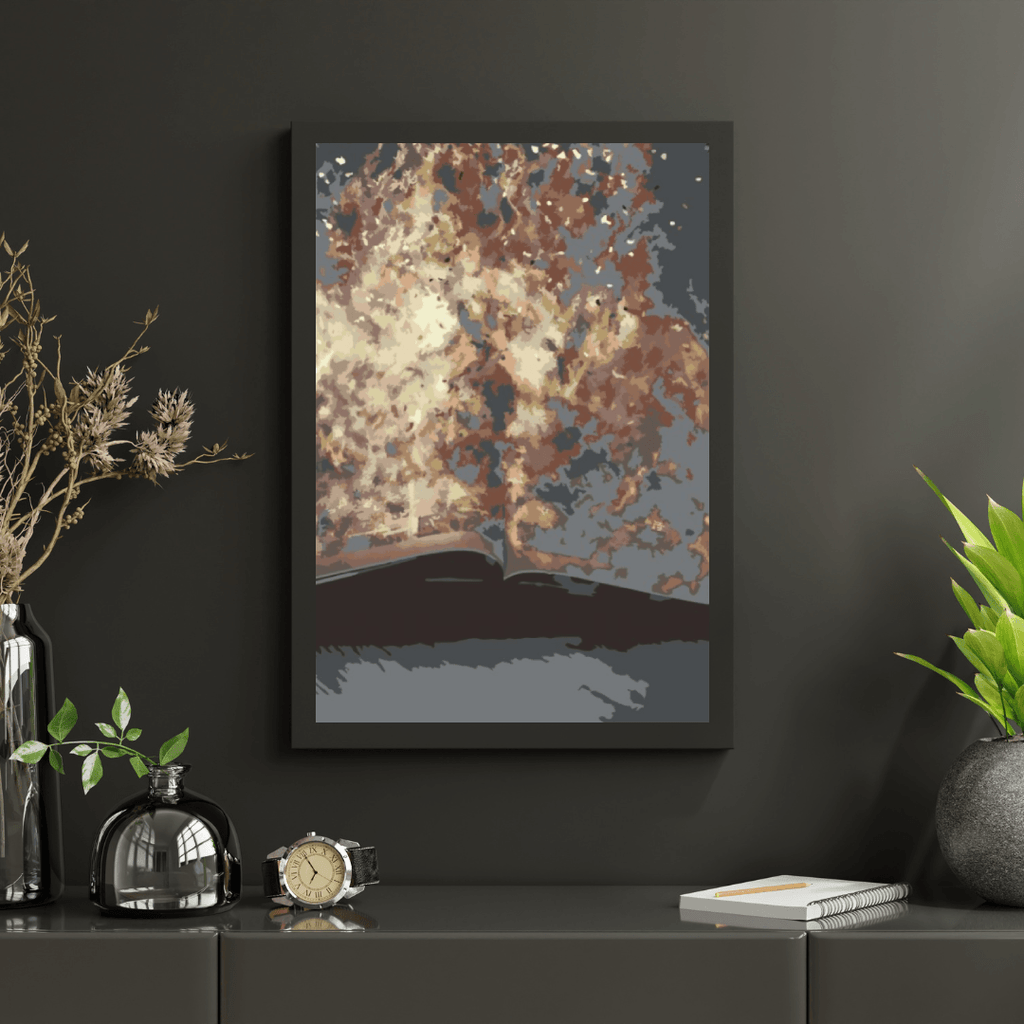 Diamond Painting - Brandend boek - SEOS Shop ®