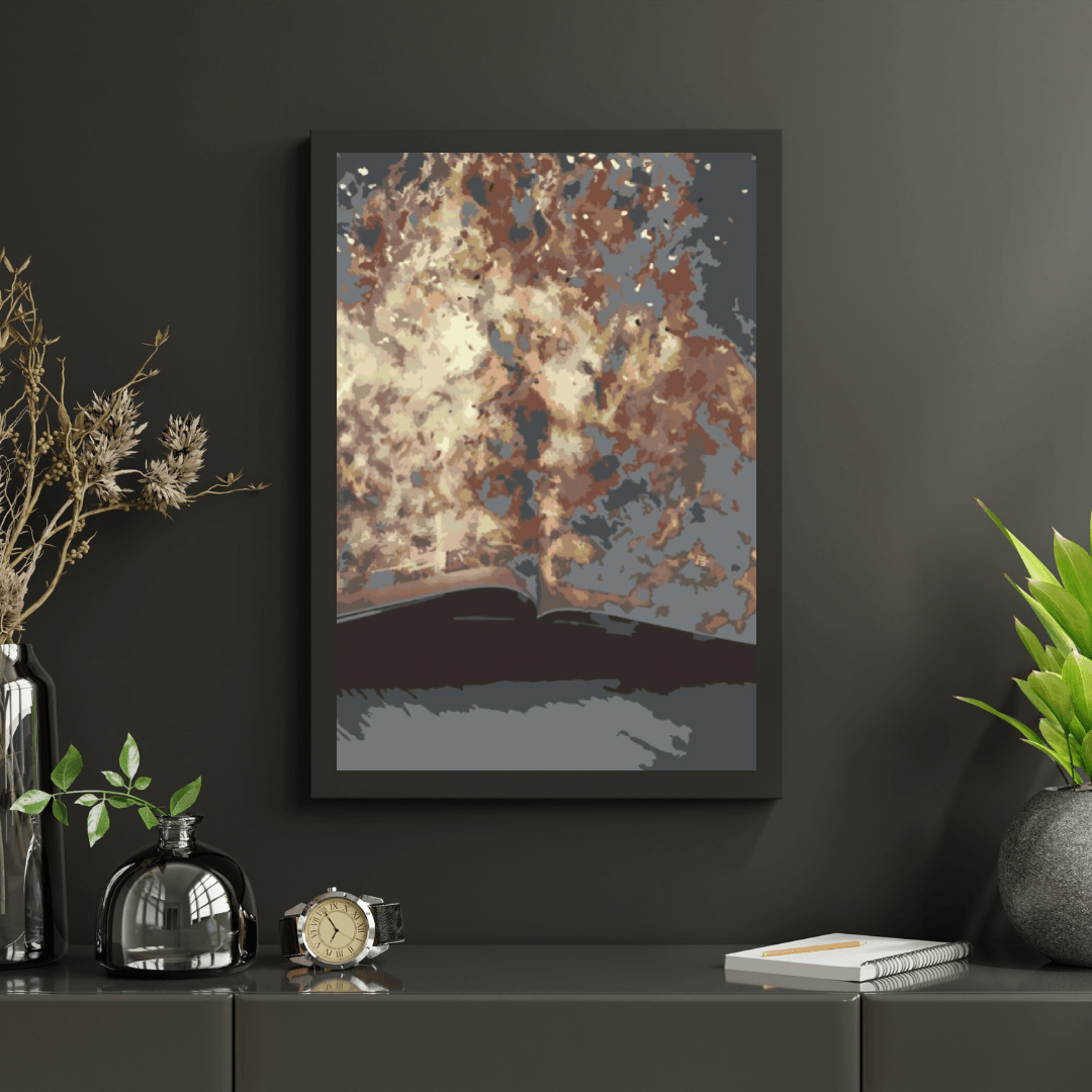 Diamond Painting - Brandend boek - SEOS Shop ®