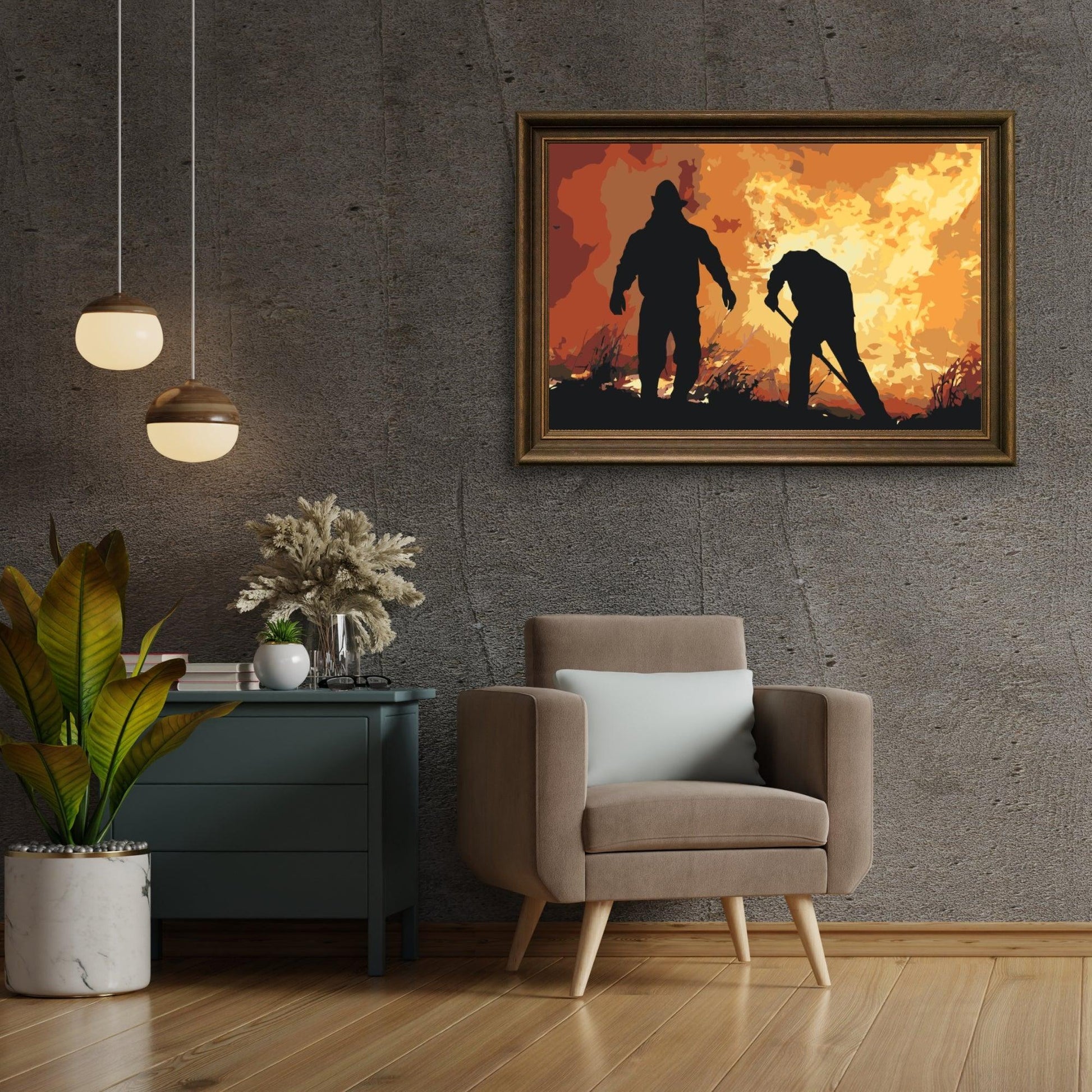 Diamond Painting - Brandweermannen in actie - SEOS Shop ®