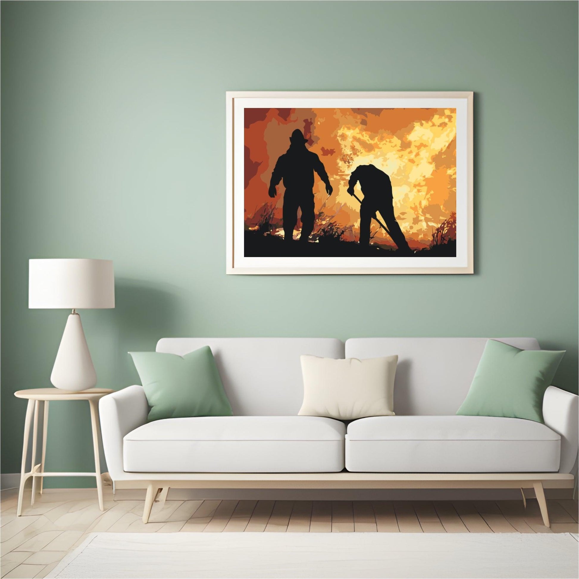 Diamond Painting - Brandweermannen in actie - SEOS Shop ®