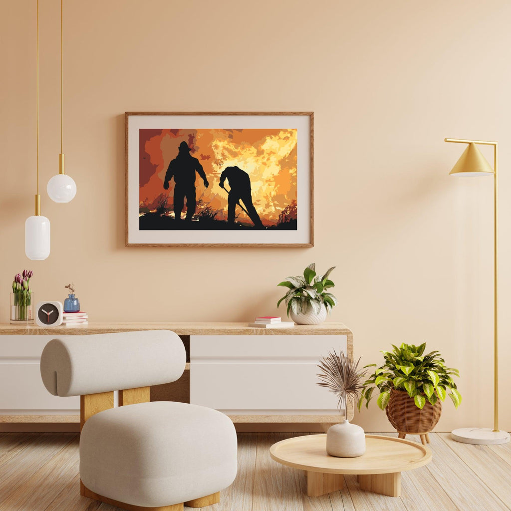 Diamond Painting - Brandweermannen in actie - SEOS Shop ®