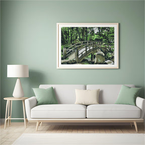 Diamond Painting - Brug in de tuin - SEOS Shop ®