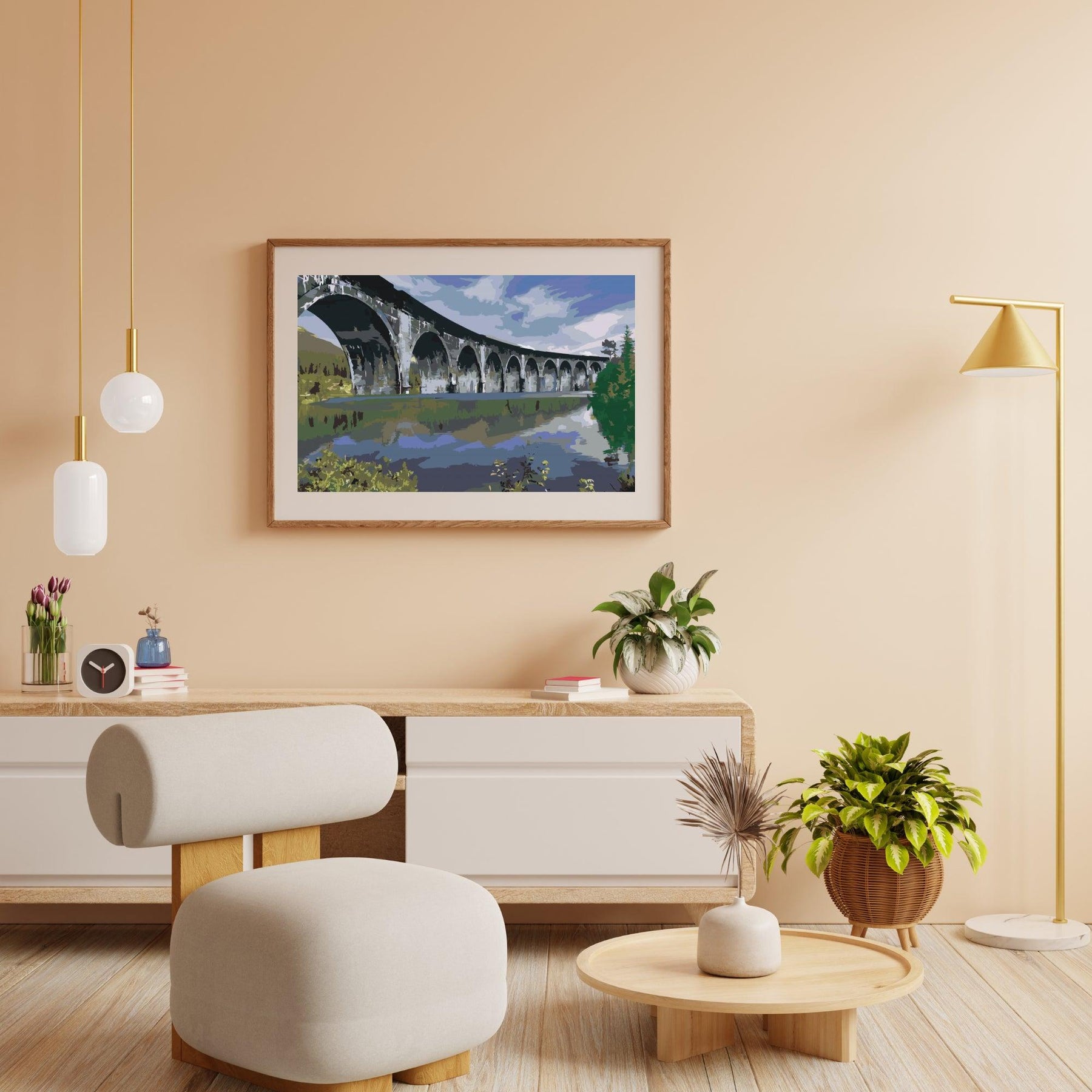 Diamond Painting - Brug over het meer - SEOS Shop ®