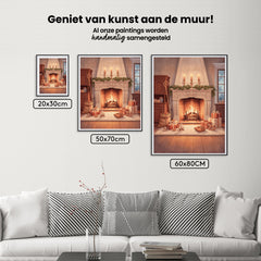 Diamond Painting - Cadeaus bij de open haard