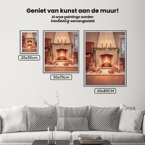 Diamond Painting - Cadeaus bij de open haard