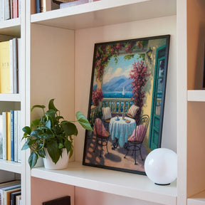 Diamond Painting - Café op de veranda