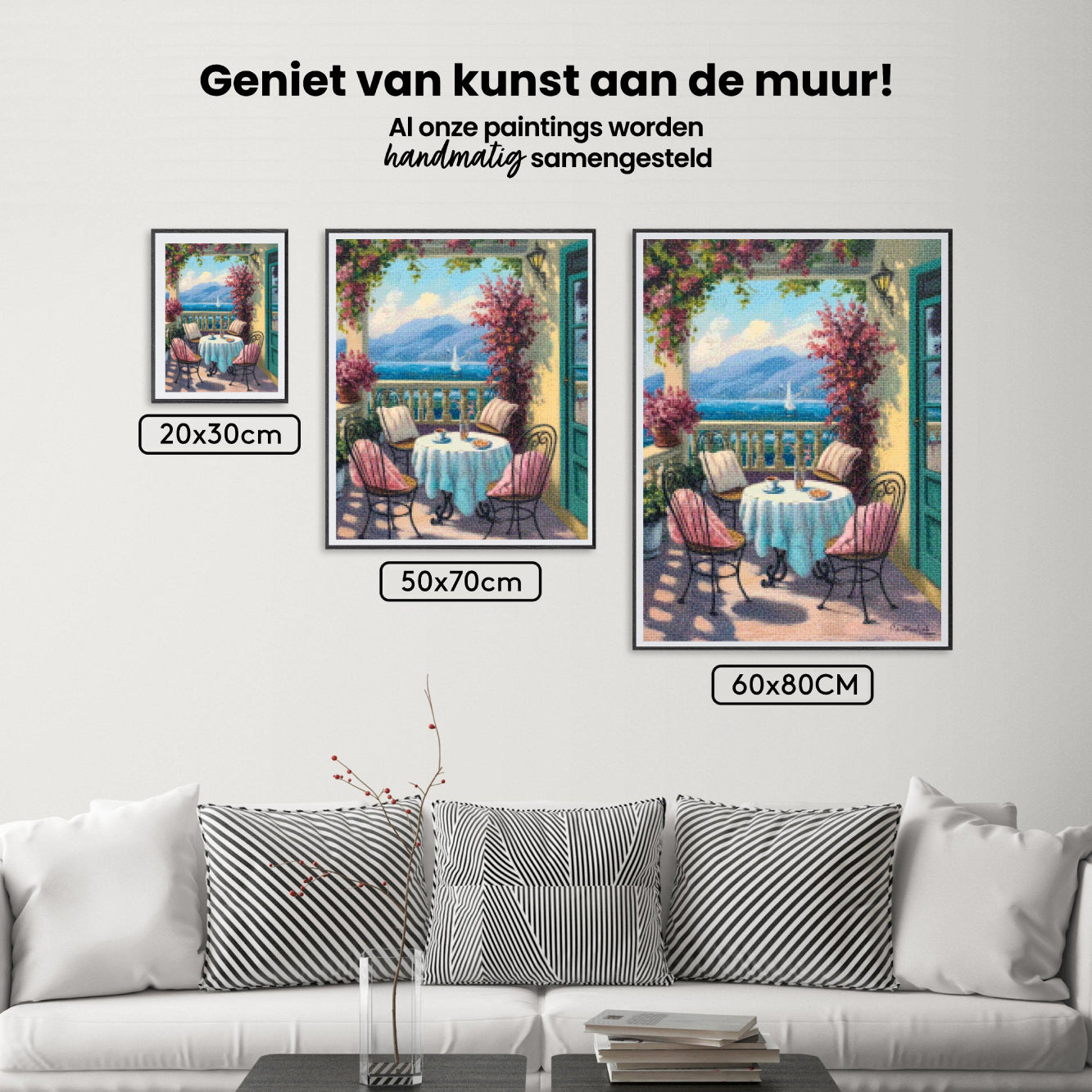 Diamond Painting - Café op de veranda