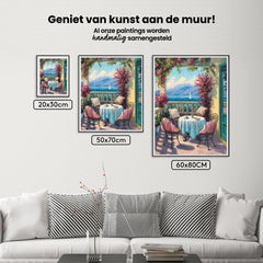 Diamond Painting - Café op de veranda