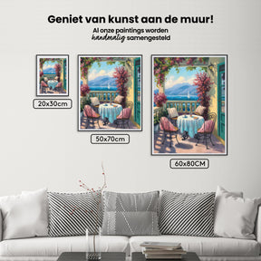 Diamond Painting - Café op de veranda