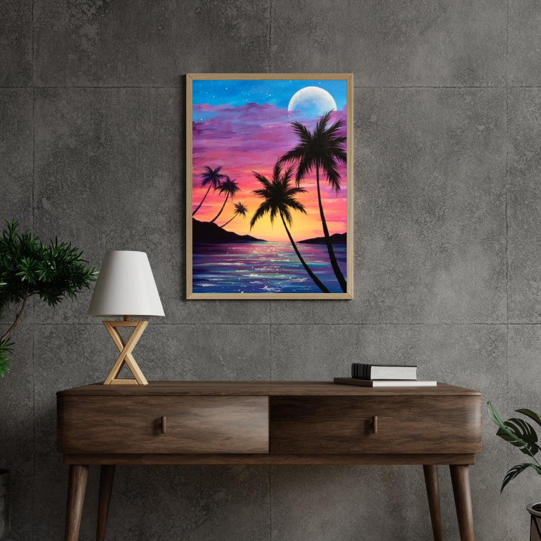 Diamond Painting - Caribische zonsondergang - SEOS Shop ®