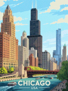 Diamond Painting - Chicago, USA