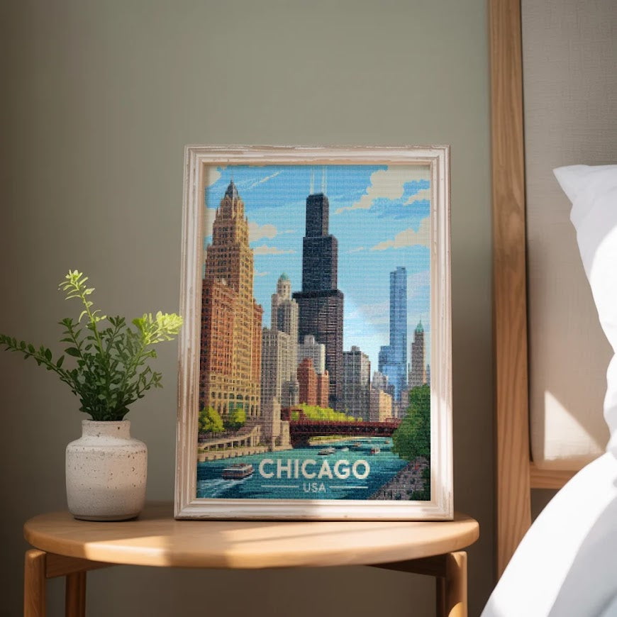 Diamond Painting - Chicago, USA