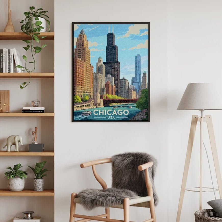 Diamond Painting - Chicago, USA
