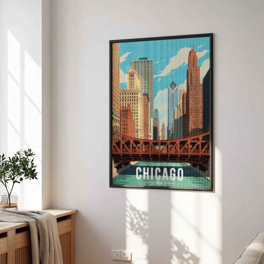 Diamond Painting - Chicago, USA_V2
