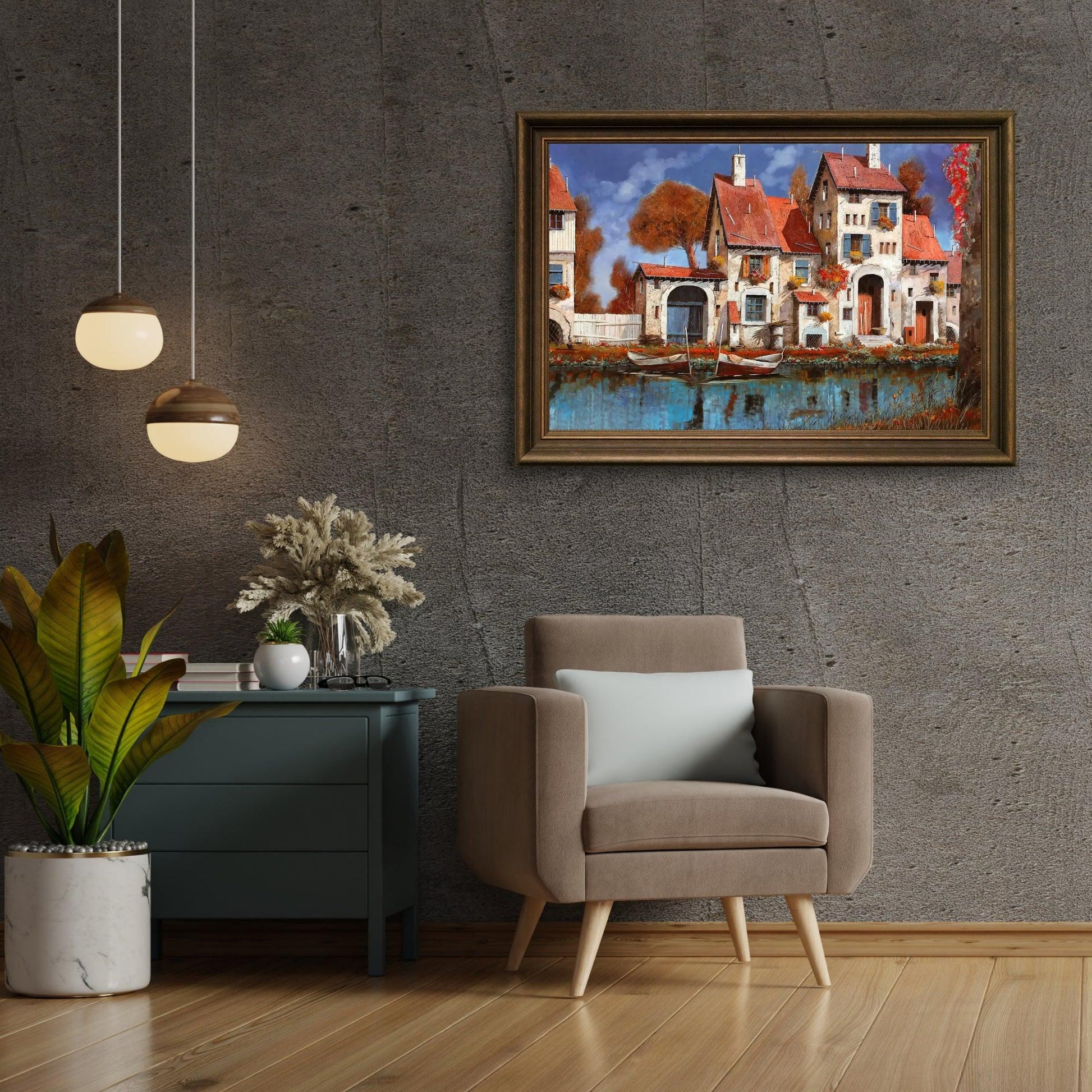Diamond Painting - De Cascina aan het meer - SEOS Shop ®