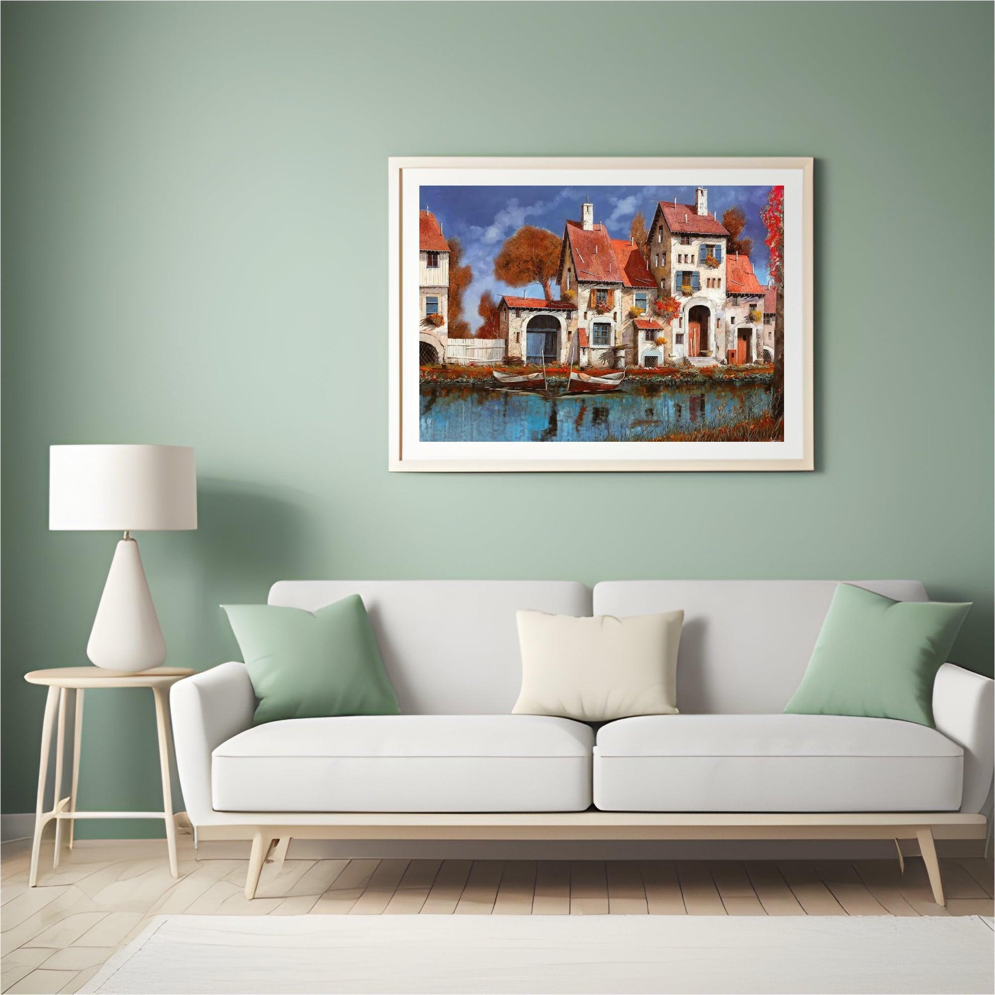 Diamond Painting - De Cascina aan het meer - SEOS Shop ®