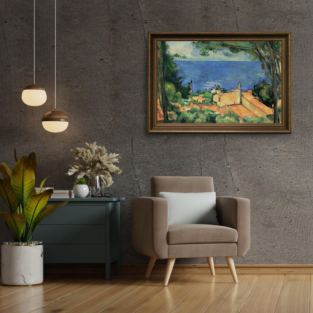 Diamond Painting - De L’estaque met rode daken - SEOS Shop ®