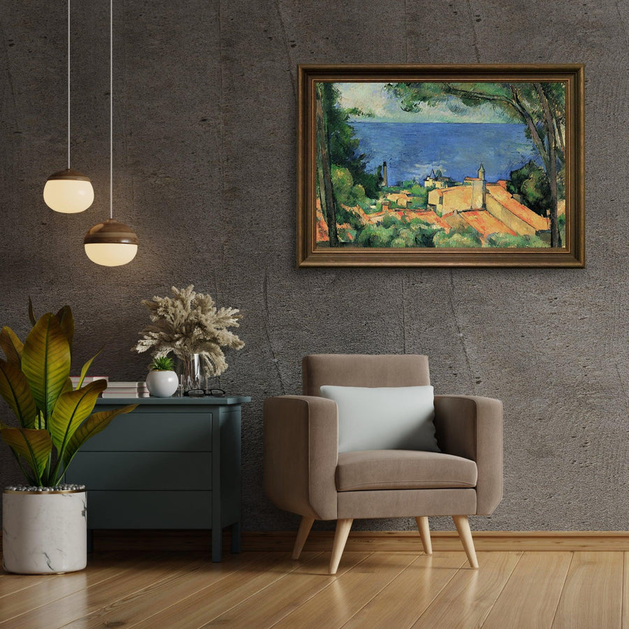Diamond Painting - De L’estaque met rode daken - SEOS Shop ®