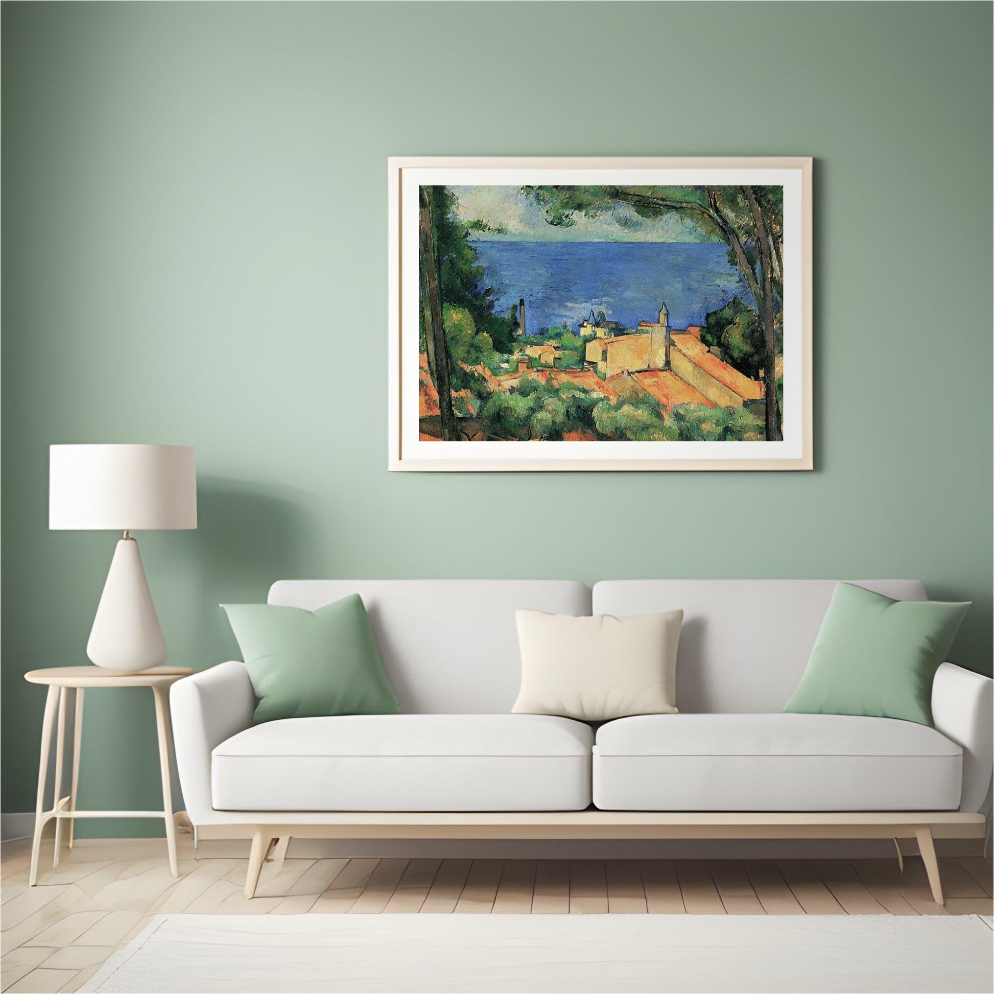 Diamond Painting - De L’estaque met rode daken - SEOS Shop ®