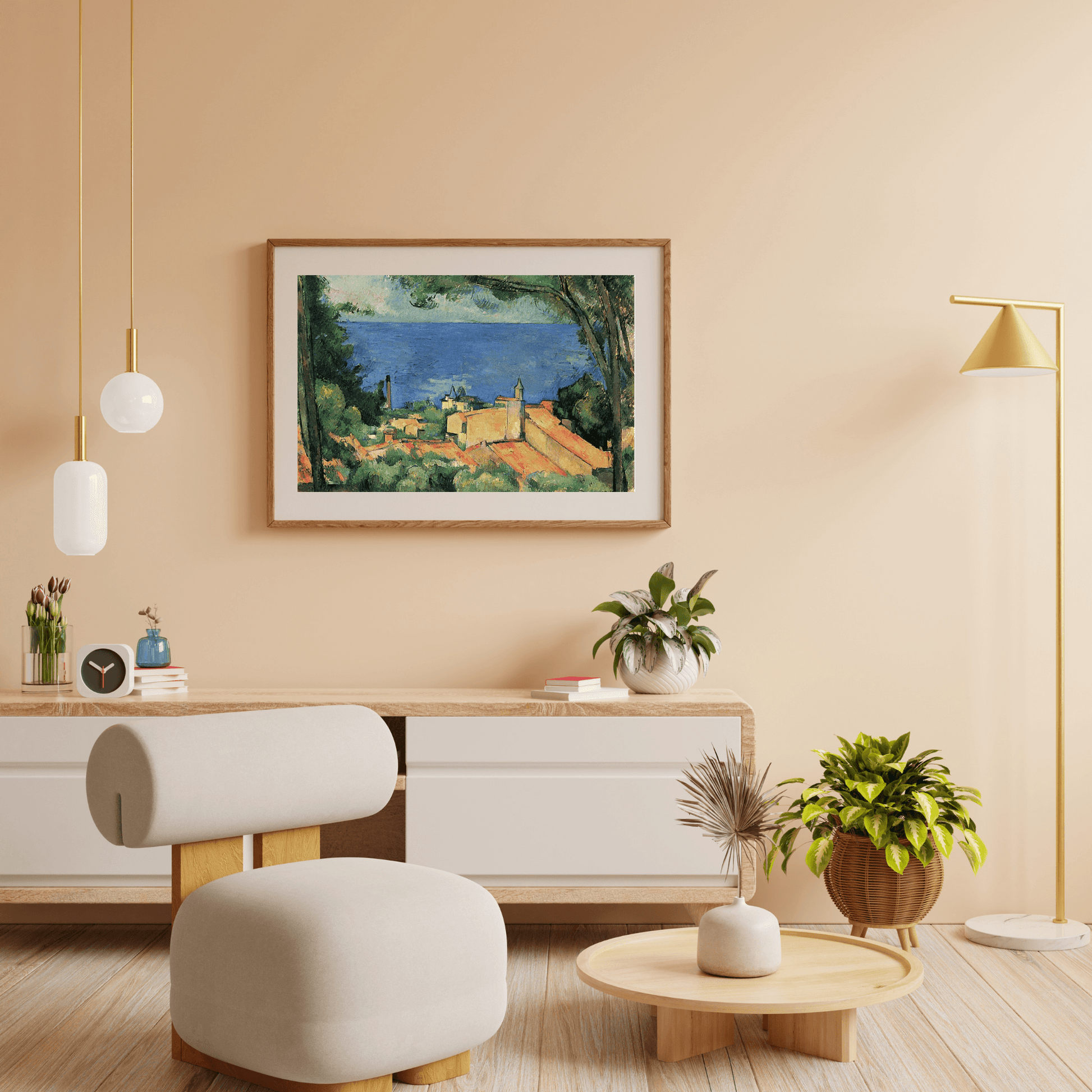 Diamond Painting - De L’estaque met rode daken - SEOS Shop ®
