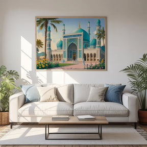 Diamond Painting - De Sereniteit van de Tuinmoskee